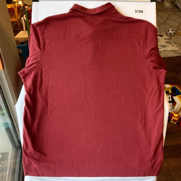 Duluth Trading Co. Men Short Sleeve Polo Shirt Size XL, bordeaux red - Picture 6 of 6